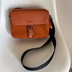 Coach Tan Leather Shoulder Bag